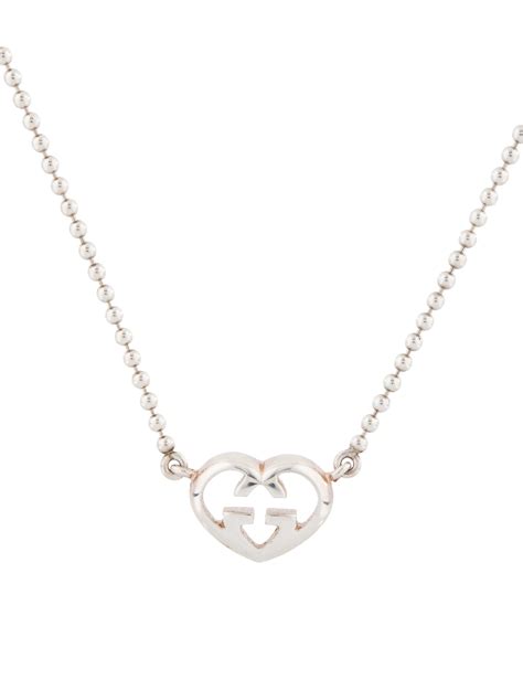 gucci love britt necklace|gucci interlocking necklace.